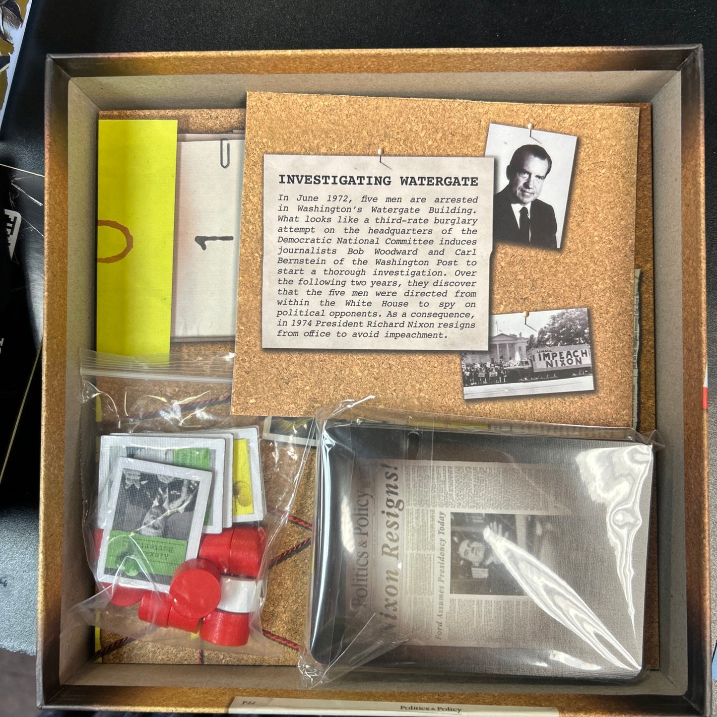 Watergate Historical board Game